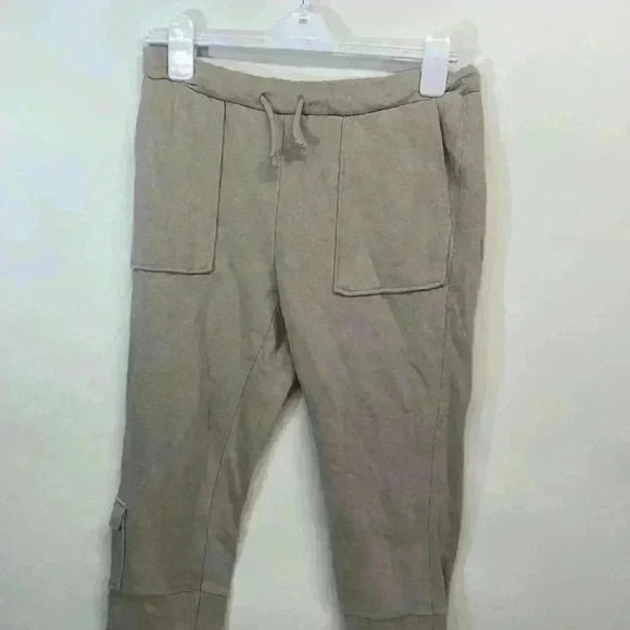 - Chasers size small tan drawstring pants - Picture 1 of 9